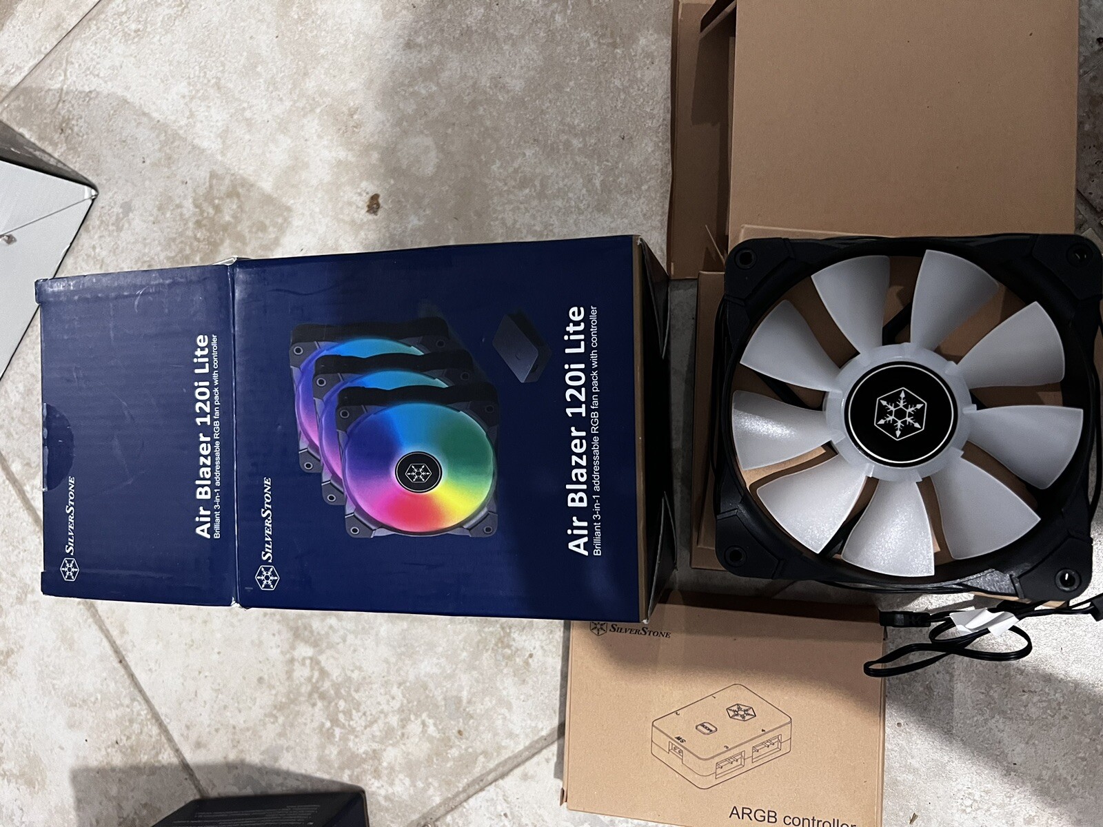 Silverstone SST-VS120B-ARGB-3PK Performance Enhanced 120mm ARGB PWM Fan (3 Pack)