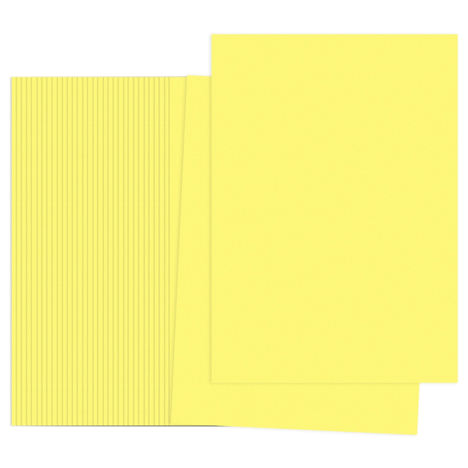 Bright Yellow Color Copy Paper, 100 Sheets 8.3x5.9" A5 70gsm