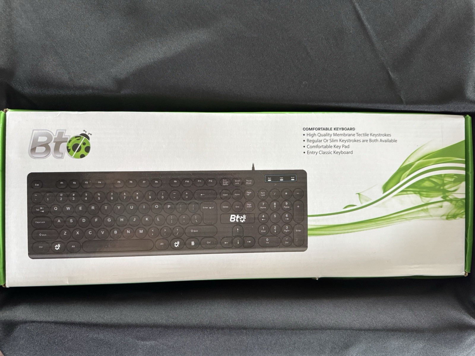 BTO Comfortable Wired Keyboard New In Box Wired USB Keyboard