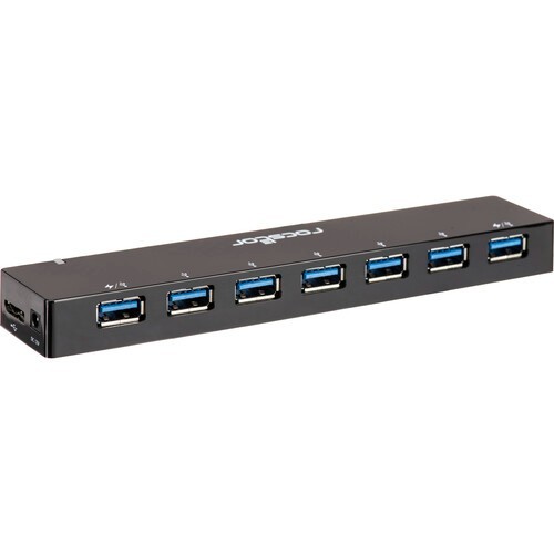 Rocstor 7-Port USB 3.0 Hub with Two Charging Ports US SELLER