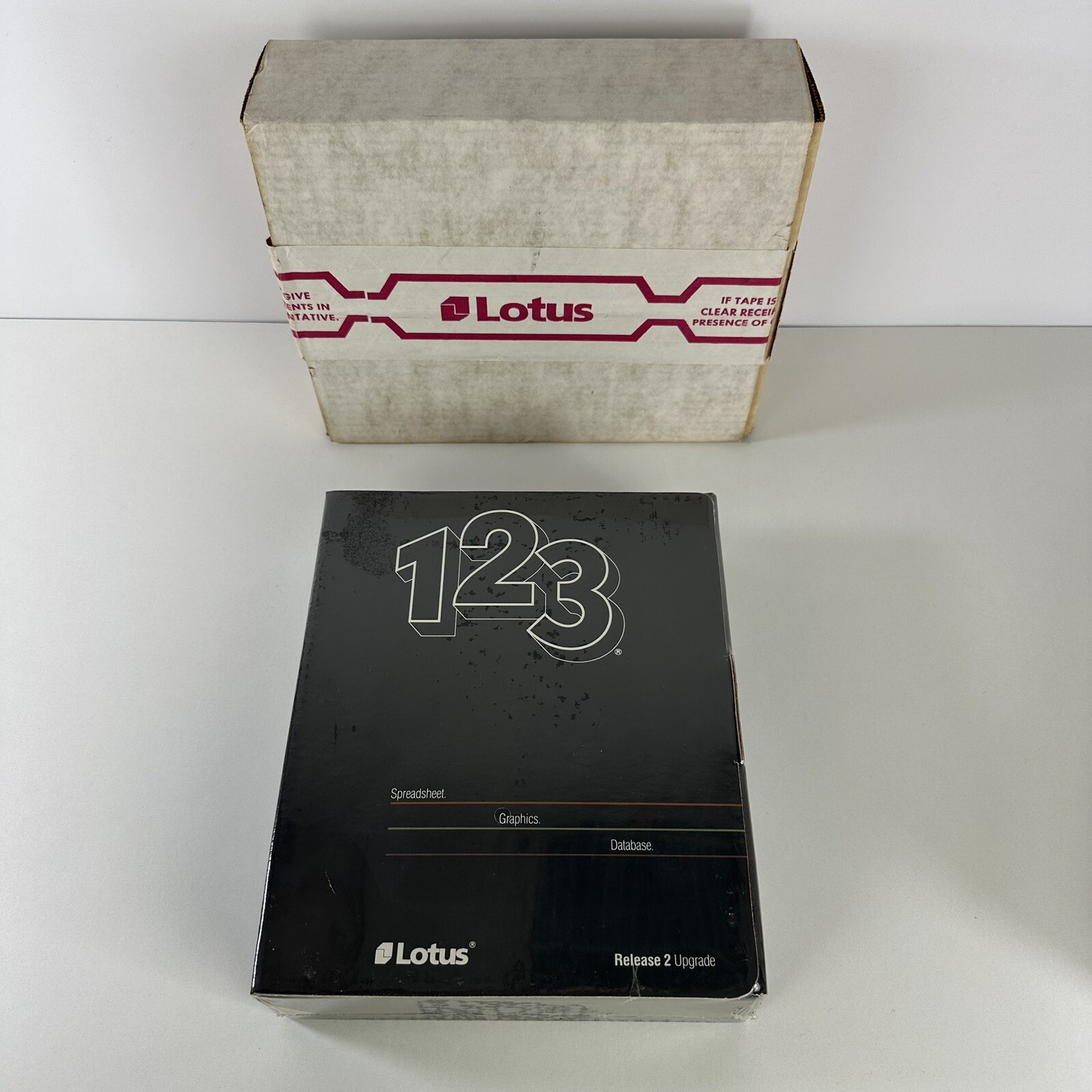 Vtg LOTUS 123 Release 2 Upgrade Software Manuals Guide 5.25" disks NEW SEALED