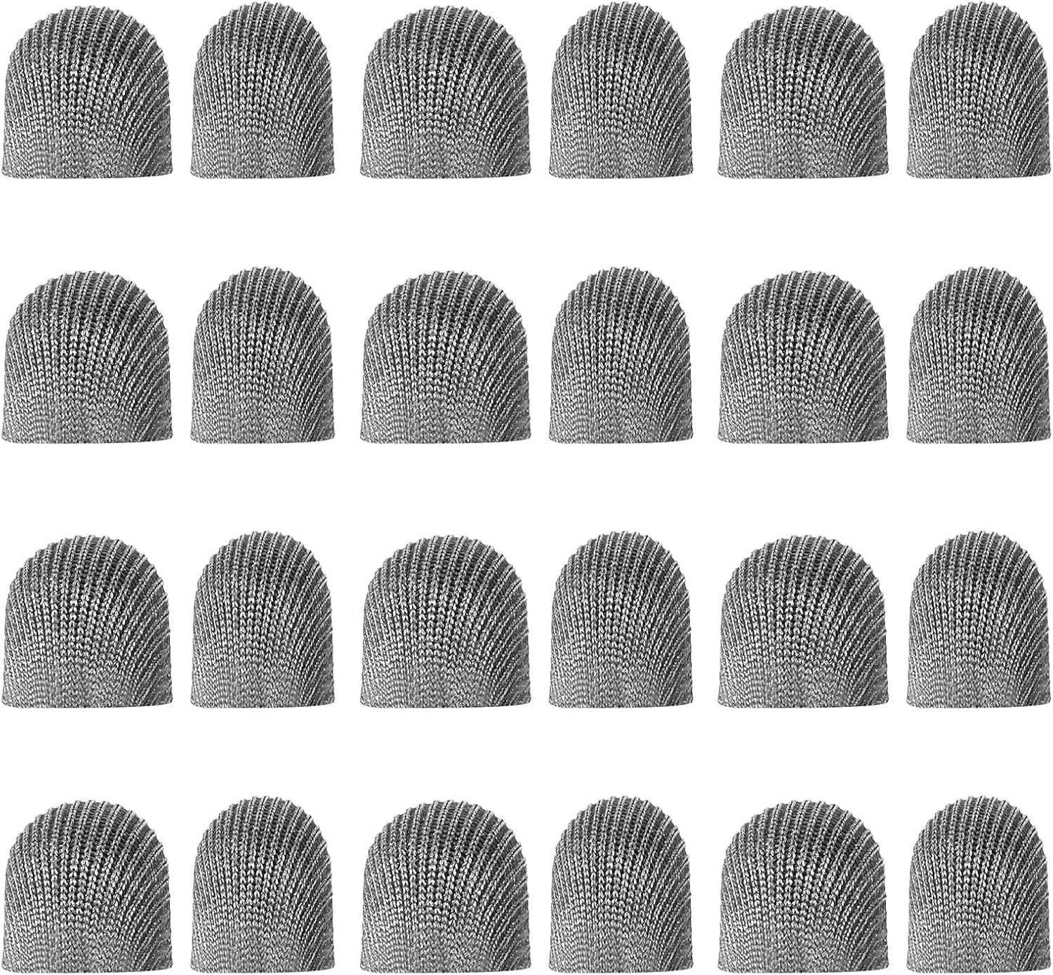 24-Piece Replacement Stylus Tips, Micro-Hybrid Mesh Fiber & Silicone Soft Nibs (