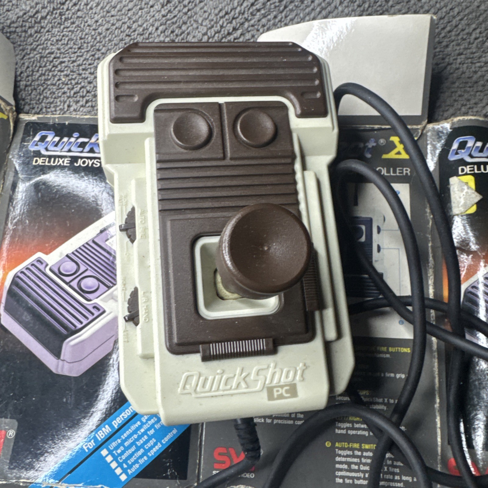 PC SVI Quick Shot X - Vintage Deluxe Joystick Controller For IBM  Open Box