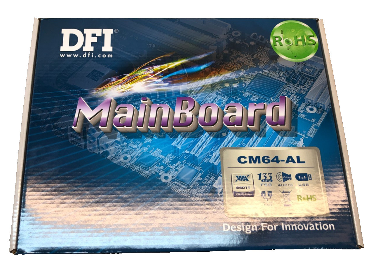 New Sealed DFI CM64-AL/G Socket 370 Motherboard/Mainboard