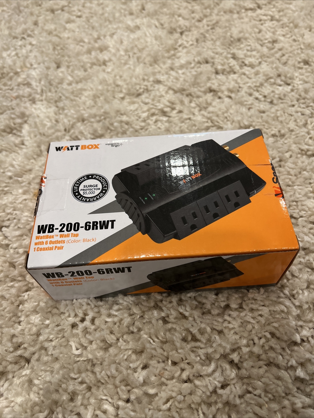WattBox WB-200-6RWT Surge Protector