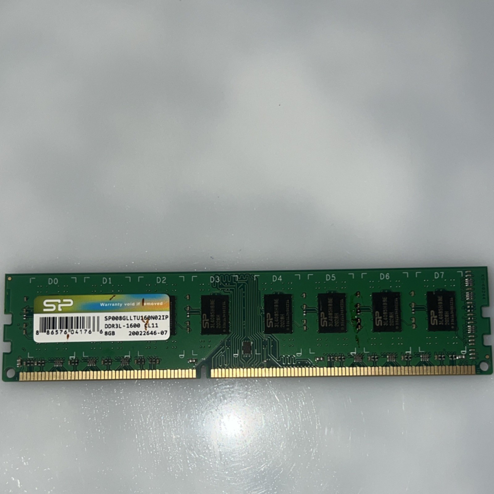Silicon Power 8GB DDR3L PC3L-12800 1600MHz 240-Pin UDIMM Non-ECC RAM