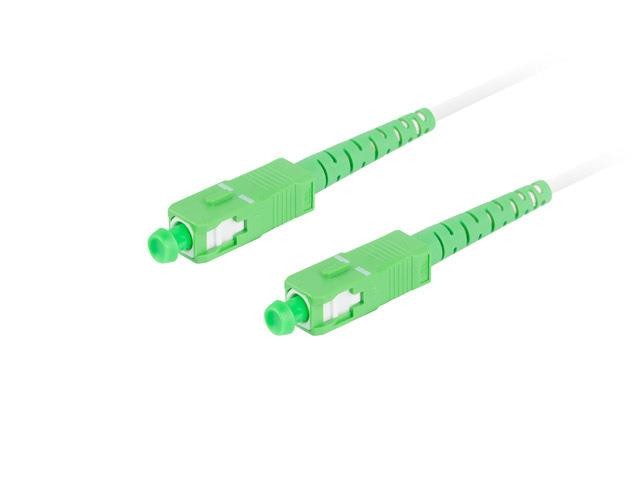 Patchcord światłowodowy Lanberg SM SC/APC-SC/APC SIMPLEX 3.0mm LSZH G657A2 30m b