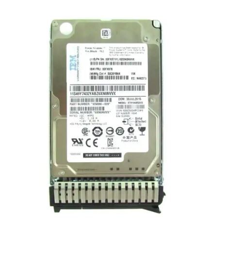 IBM 01LU579 300GB SAS 6Gb/s Hot Swap 15k RPM 2.5" Internal Hard Drive with Tray
