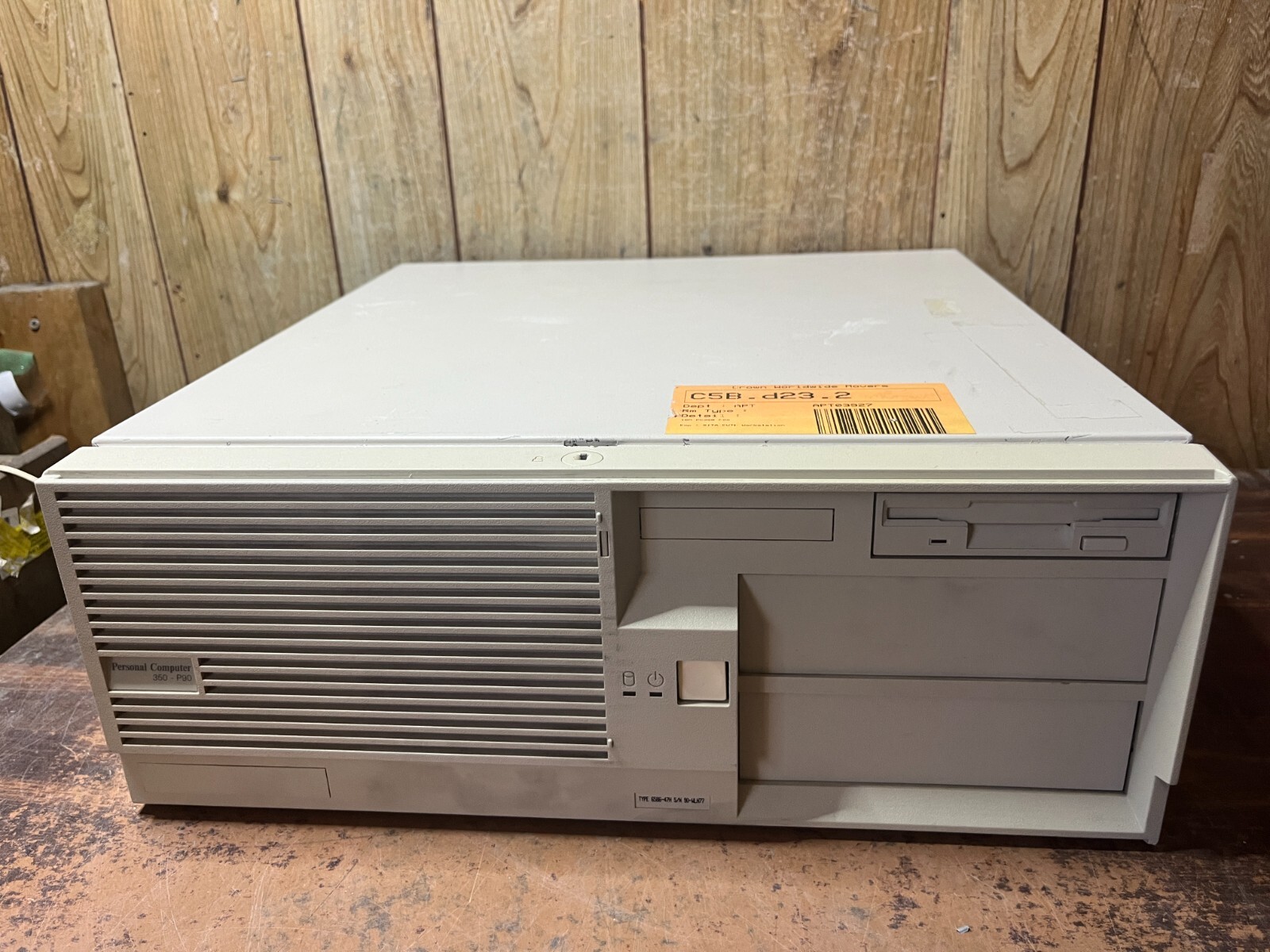 RARE Vintage IBM Personal Computer 350 - P90 OS/2 Warp PC  - BOOTS