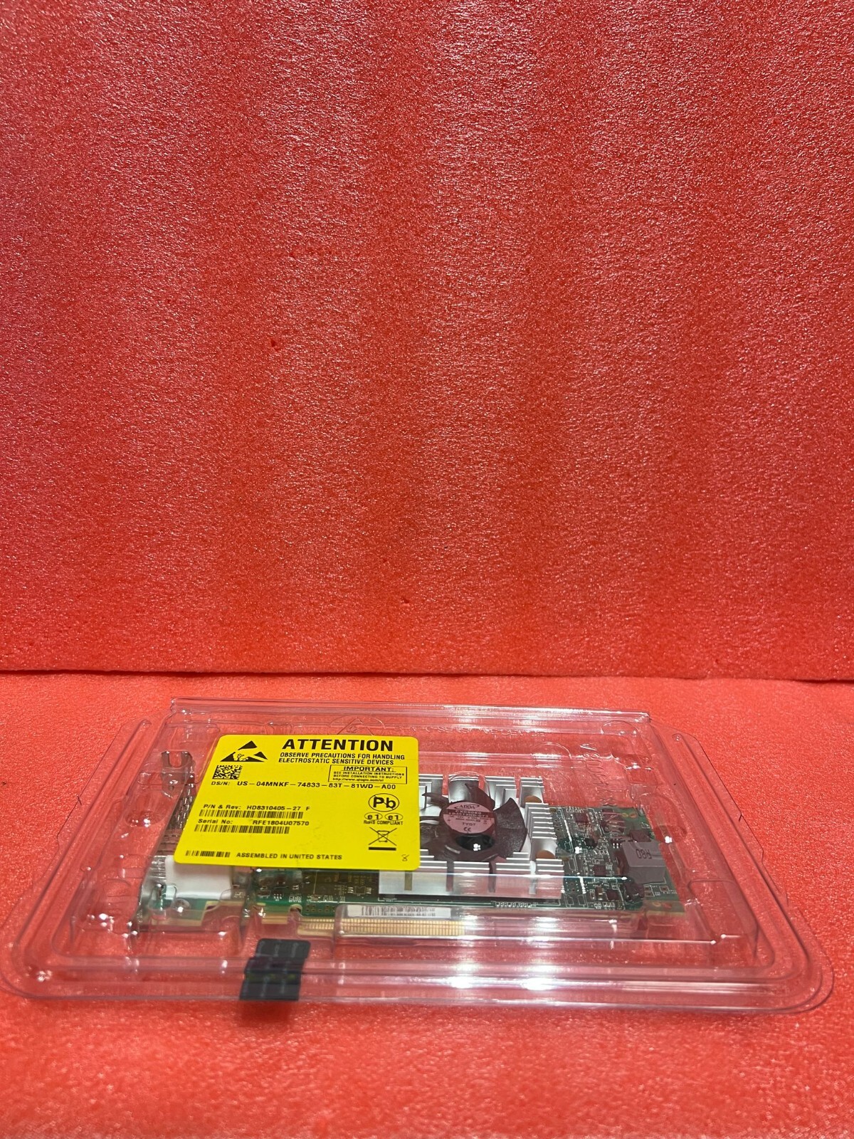 QLogic QLE2660L-DEL 16G Single Port Fibre Channel Adapter PCIe Dell 4MNKF