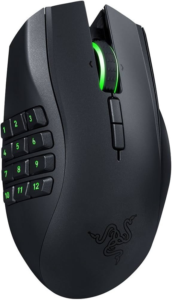 Razer Naga Epic Chroma MMO Wired/Wireless Gaming Mouse Model RC30-012301, 19 Key