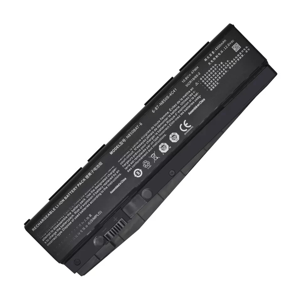 Genuine N850BAT-6 6-87-N850S-6U71 Battery Clevo N850 N850HJ N870HK N850EJ N850HK