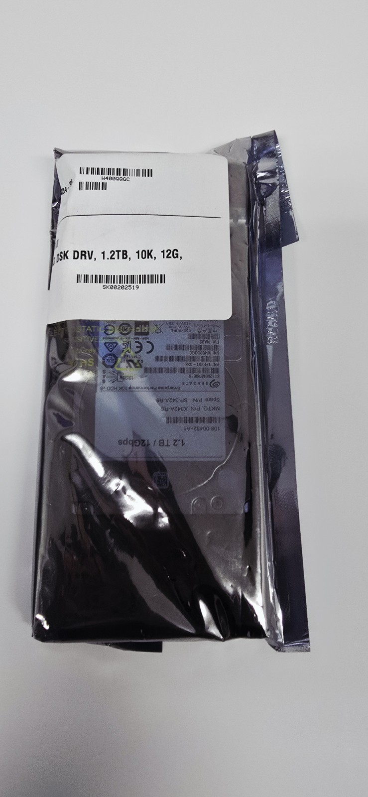 NetApp X342A-R6 1.2TB 10K 12G 2.5" SAS HDD