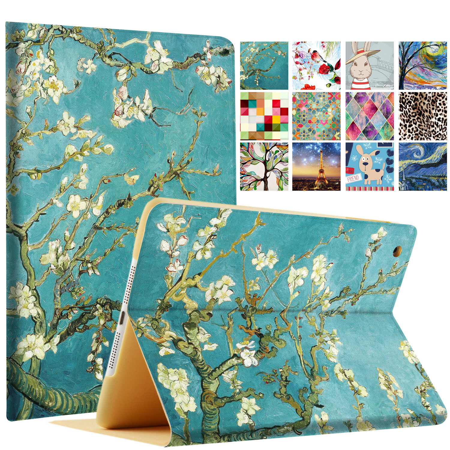 iPad Pro 11 1st 2nd 3rd 4th 10.5 9.7 10.9 7.9 Printed Folio Case Olivia Tree