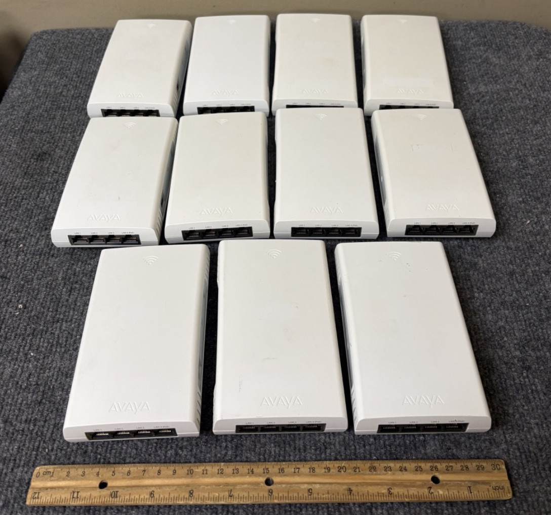 Lot of 11 Avaya WAP9112 Access Points WAP911206-E6 (Units Only)