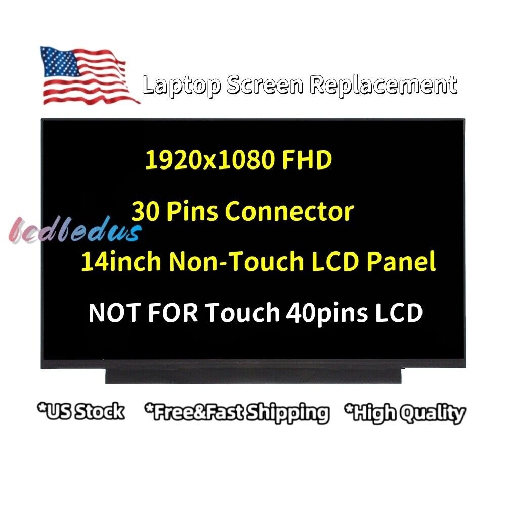 For Acer KL.14008.019 KL.1400D.033 KL.1400E.009 Led Lcd Screen 14.0" FHD 30 Pin