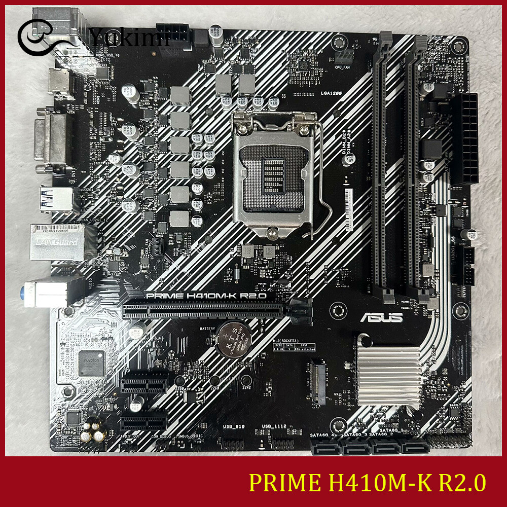 FOR ASUS PRIME H410M-K R2.0 DDR4*2 64GB LGA1200 HDMI 1.4 microATX Motherboard
