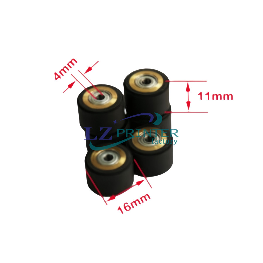 10pcs 4x11x16mm Vinyl Cutting Plotter Pinch Roller Roland Graphtec CE5000 Mimaki