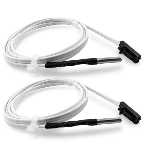 2Pcs Prusa MK3s+ Thermistor, 3D Printer NTC 100K 3950 Prusa MK3 Thermistor, Prus