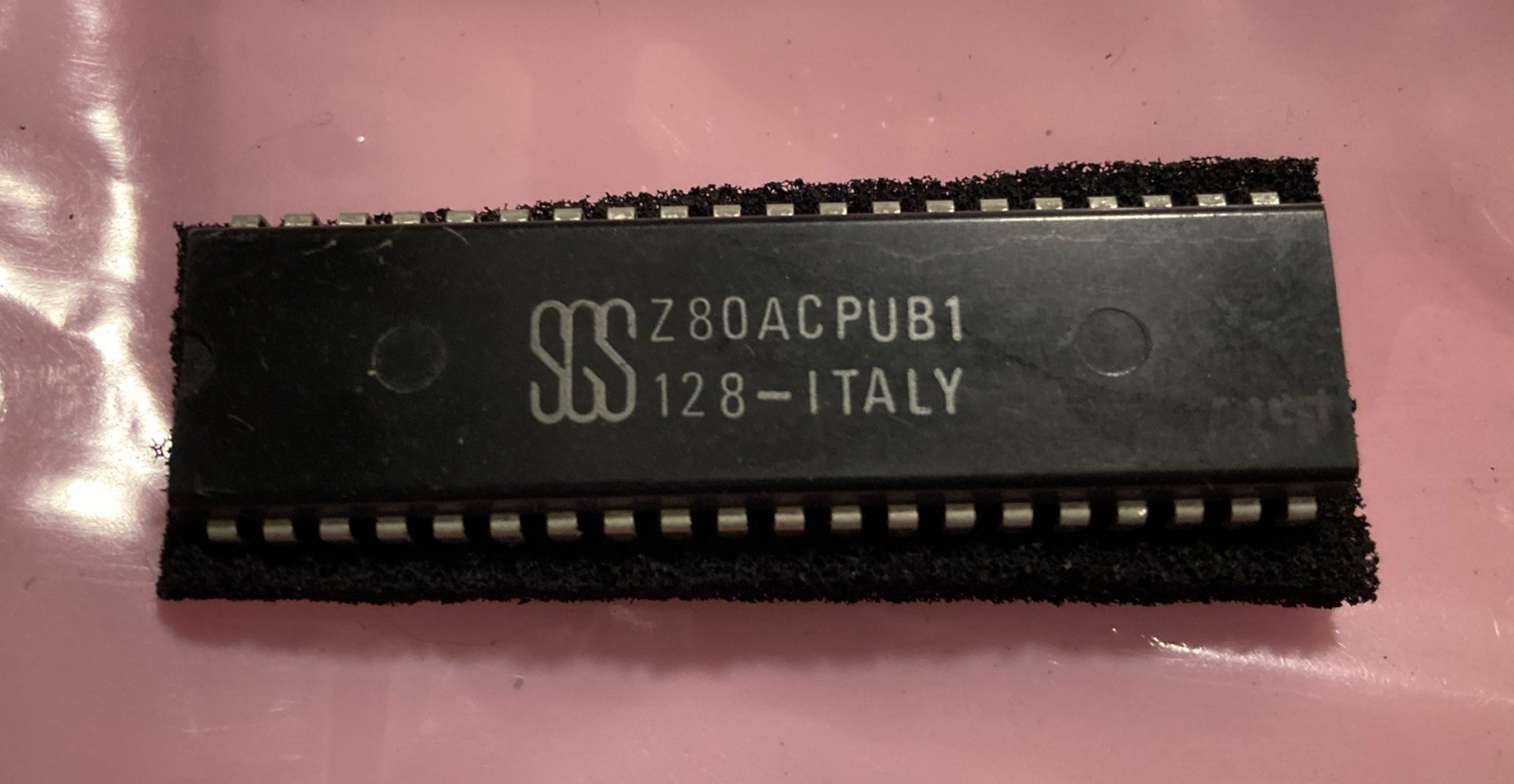 NOS SGS Z80ACPUB1, 4MHz Z80A Qty:1