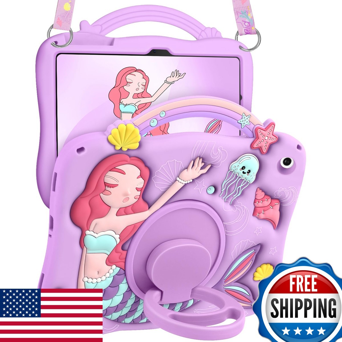 Boaretiu Kids Case for Samsung Galaxy Tab A9+ Plus/A11+ Plus
