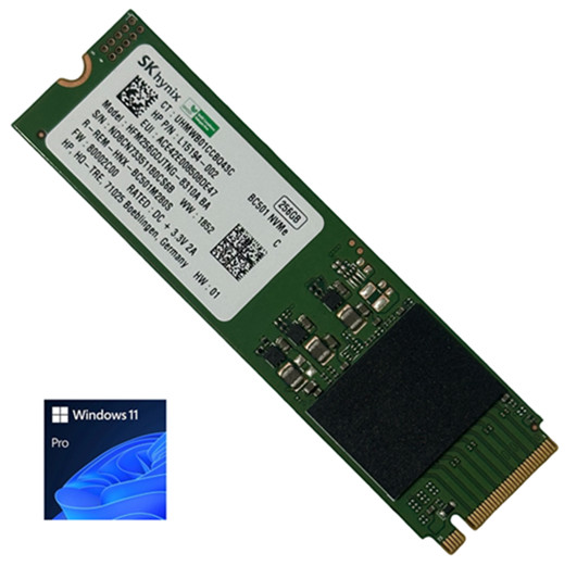 SK Hynix 256GB M.2 NVMe SSD w\ Windows 11 Pro for HP Dell Lenovo Acer IBM ASUS