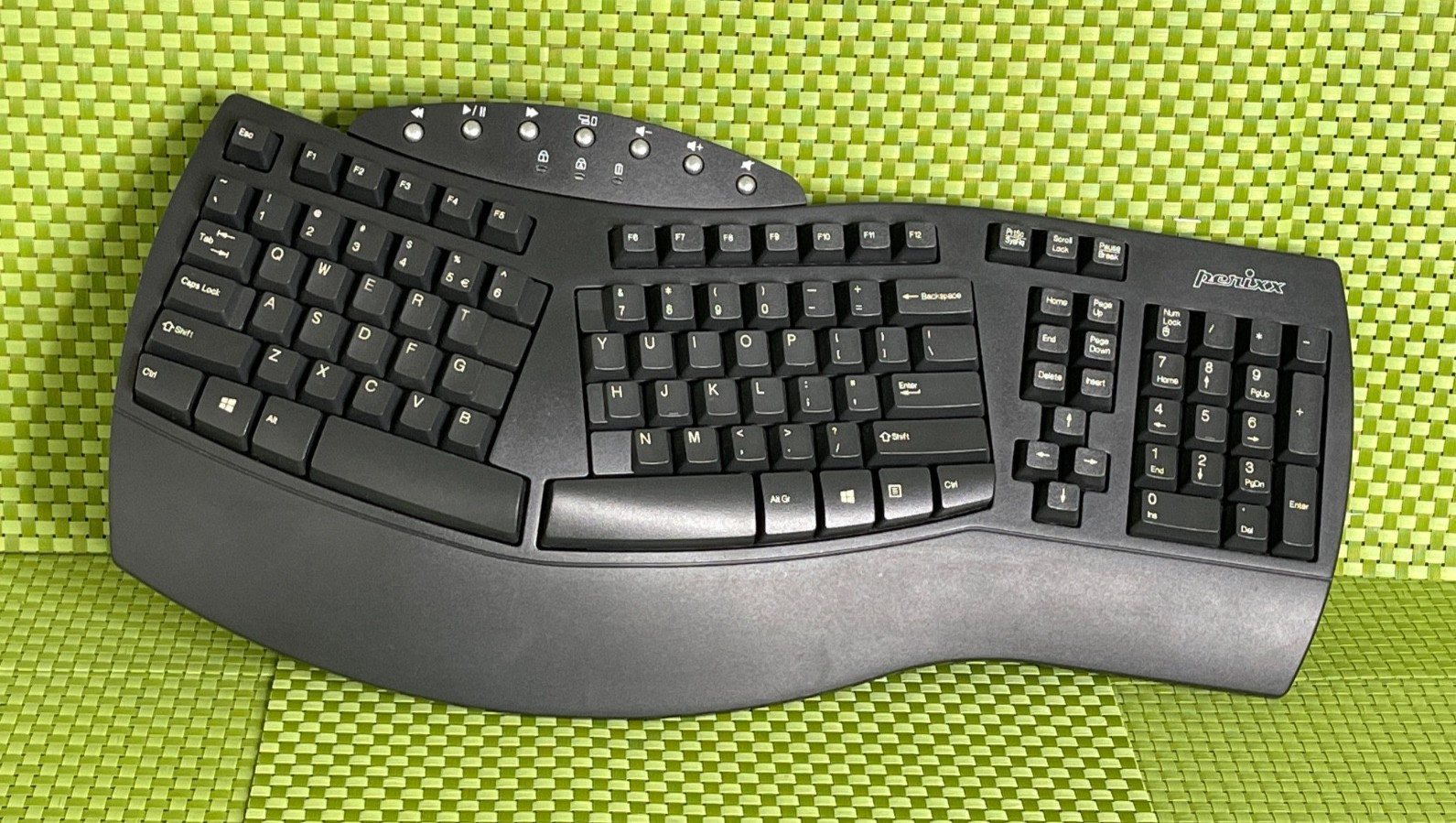 Perixx Periboard-612B Wireless Ergonomic Keyboard - Split Bluetooth 2.4G