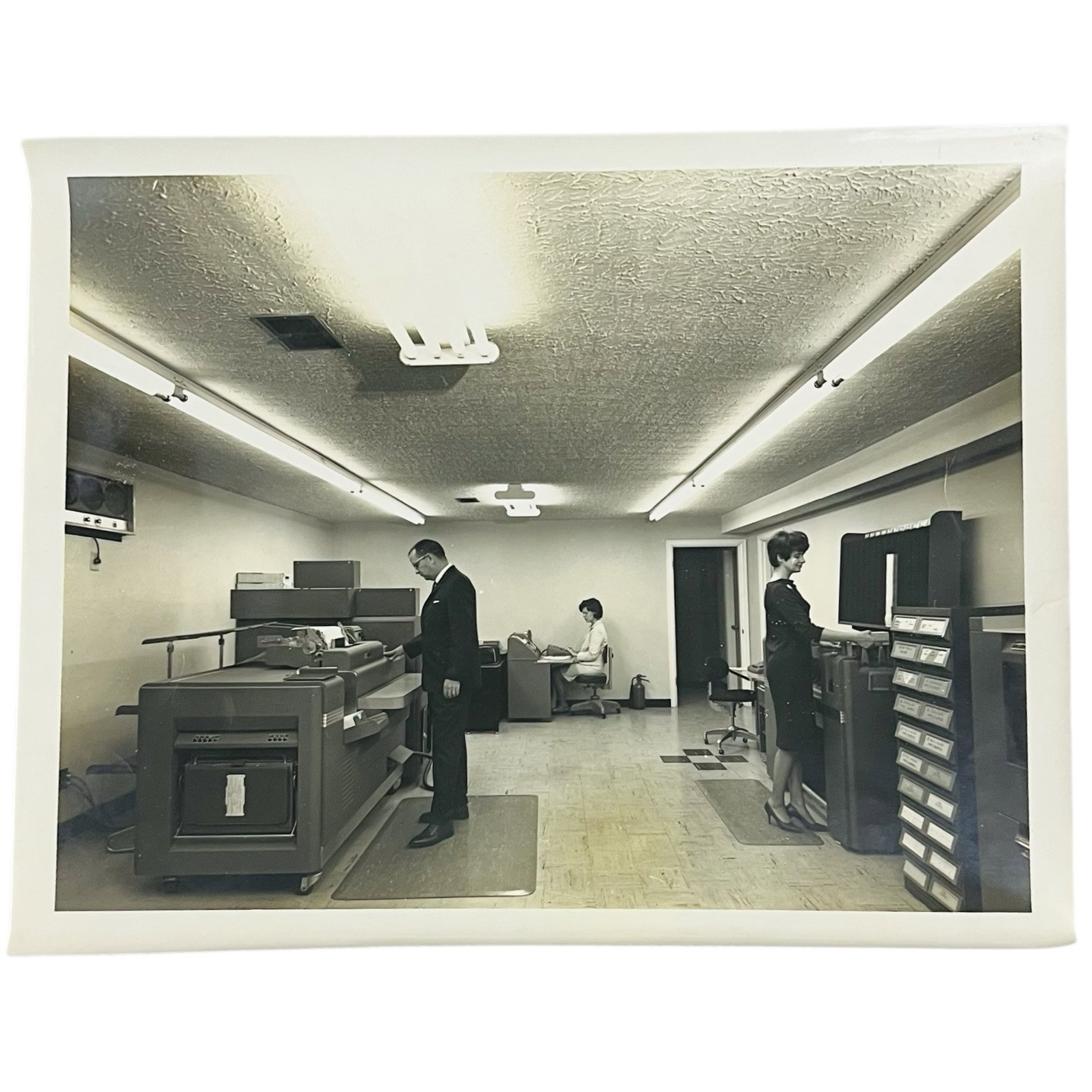 Vtg IBM CPC Accounting Machine Early Computer Photo Lexington Ky B & W 8" x 10"