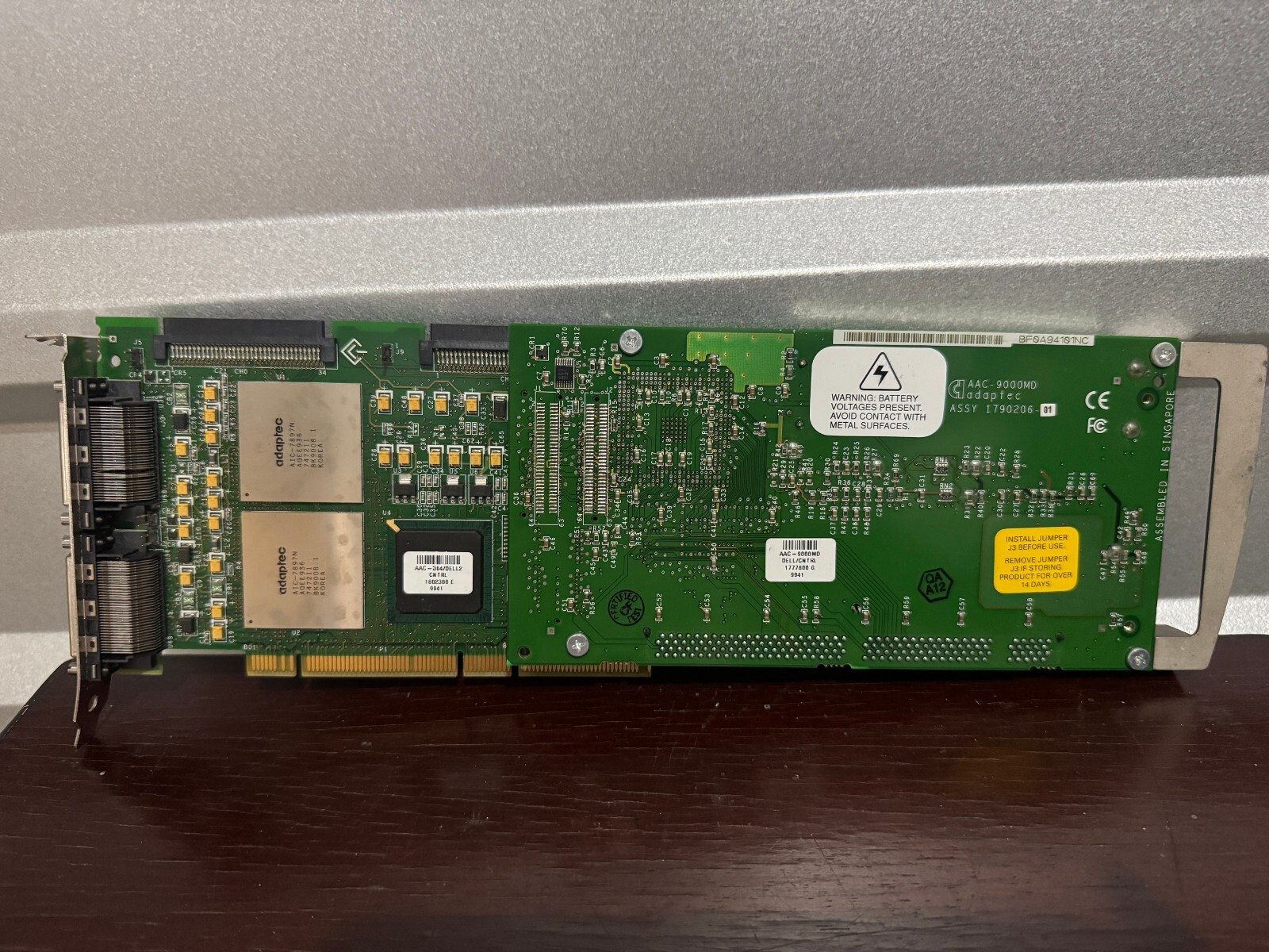 Adaptec AAC-9000MD Rev 01 PCIe RAID Controller Card