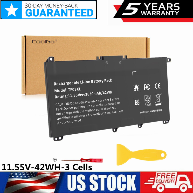 Battery TF03XL For HP Pavilion 920070-855 920046-121 920046-421 920046-541 42WH