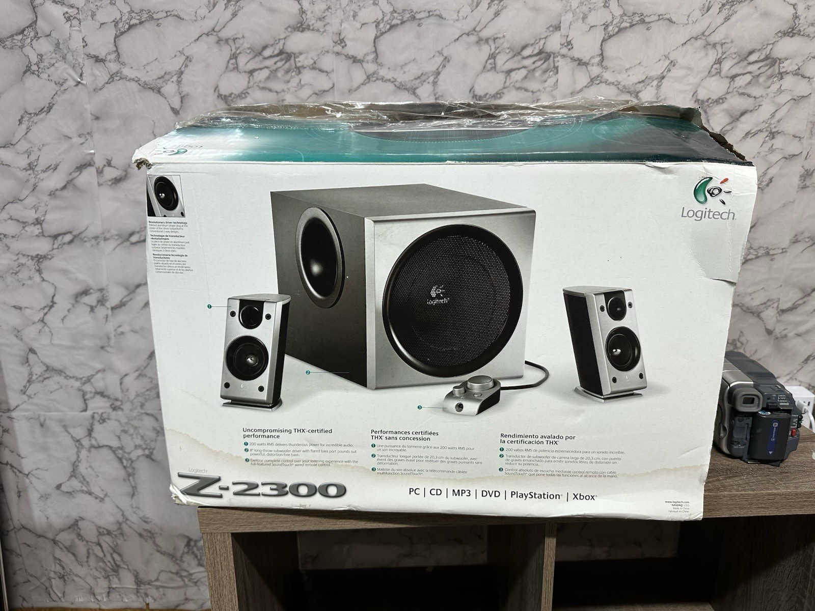 Logitech Z-2300 THX Certified 2.1 Speaker System READ READ READ READ AS IS