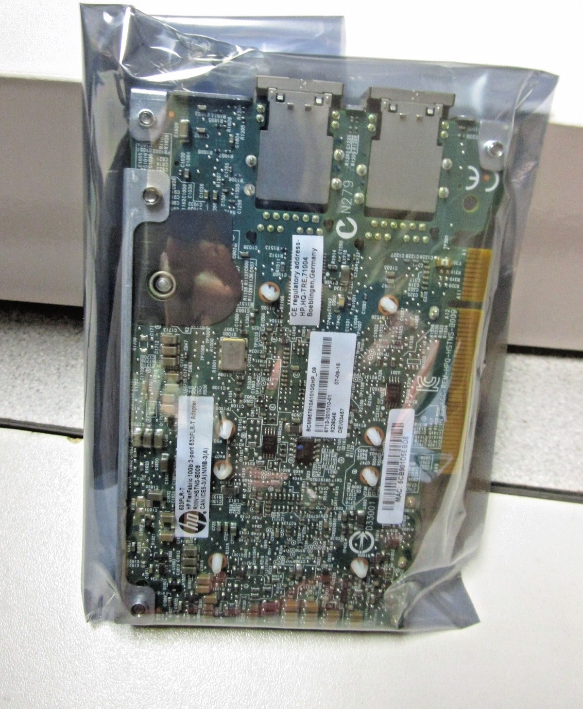 HP FLEX FABRIC 10Gb  2-PORT #533FLR-T ADAPTER  P/N 700757-001 -  NEW IN PACKAGE