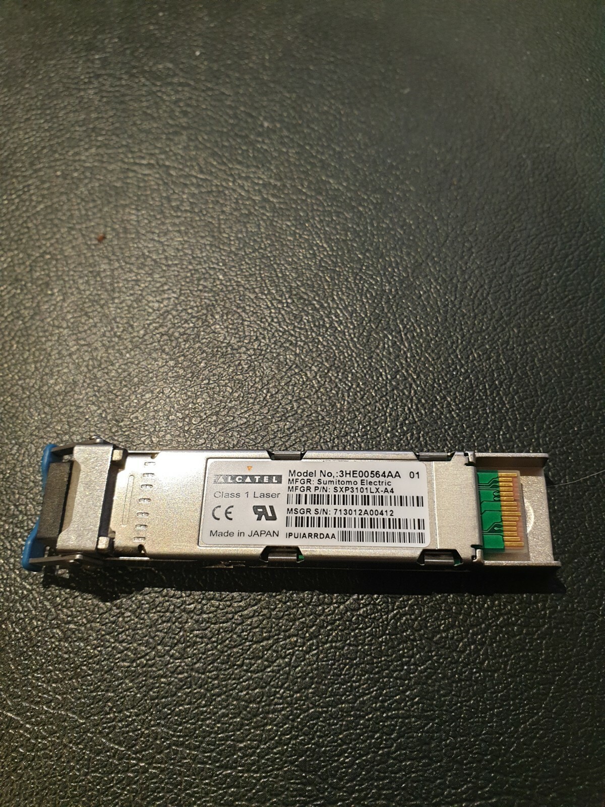 Genuine Alcatel-Lucent 10.30Gbps, 1310nm, 10km range, XFP Transceiver 3HE00564AA