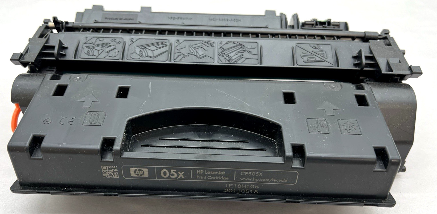Genuine HP 05X CE505X Laserjet Black Toner High Yield Cartridge