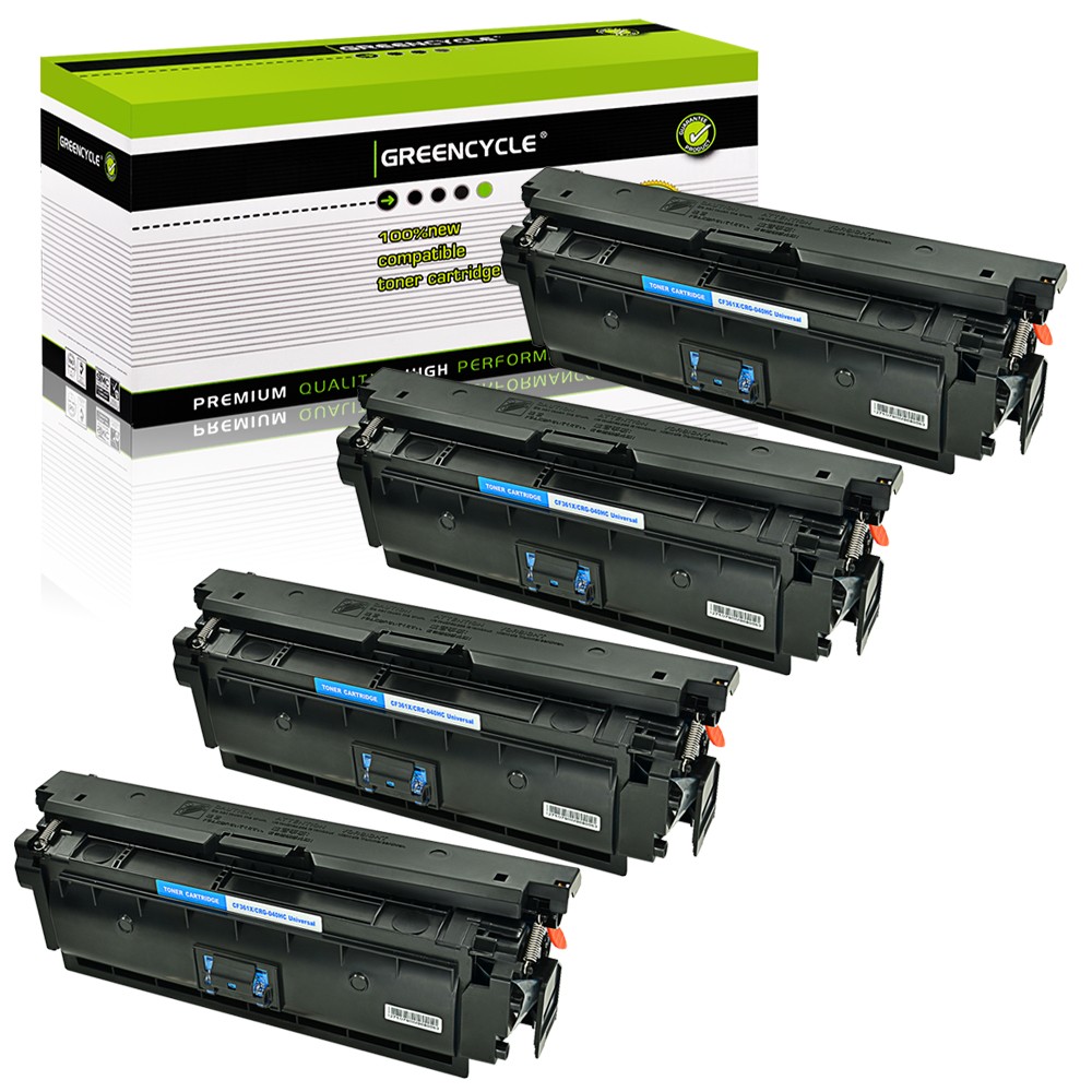 4PK CRG-040H Cyan High Yield Toner Fits For Canon Satera LBP712Ci LBP710CX/712CX