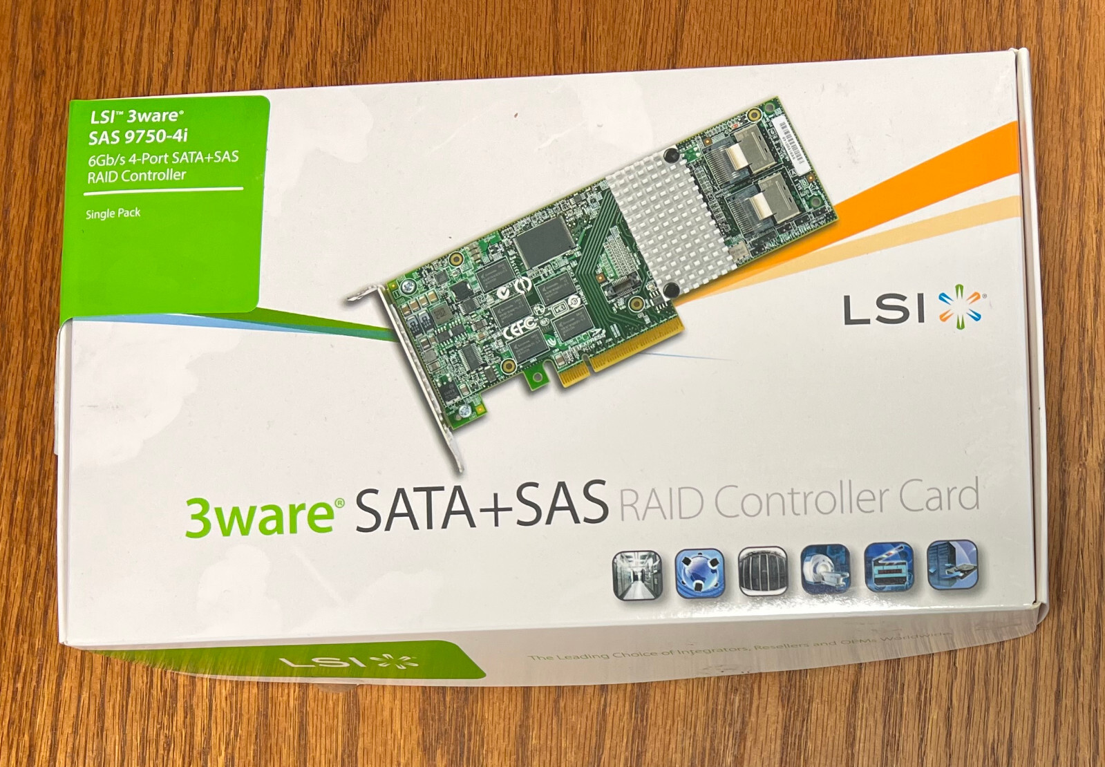 LSI00216 3Ware 9750-4i 4-port 6Gb/s SAS SATA RAID Controller New Retail Package