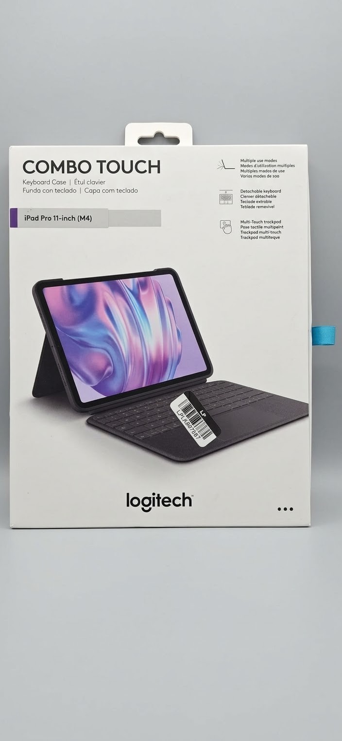 Logitech Combo Touch Keyboard Case iPad Pro 11-inch M4.Graphite OPEN BOX. 