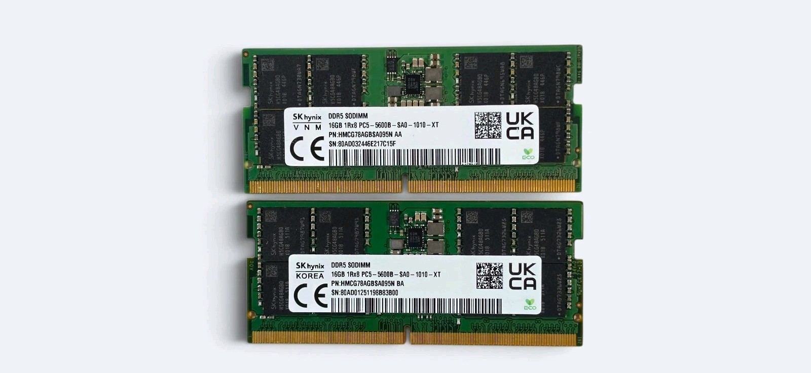SK Hynix 32GB Kit (2x16GB) DDR5 5600MHz SODIMM PC5-44800 High Performance CL46🔥