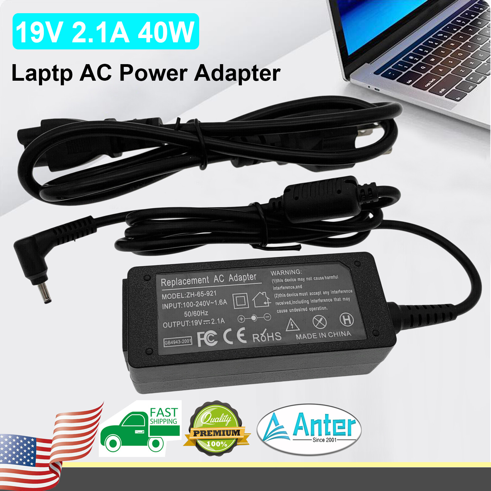 40W AC Adapter Charger For Samsung AA-PA2N40S NP540U3C PA-1400-96 Laptop Power