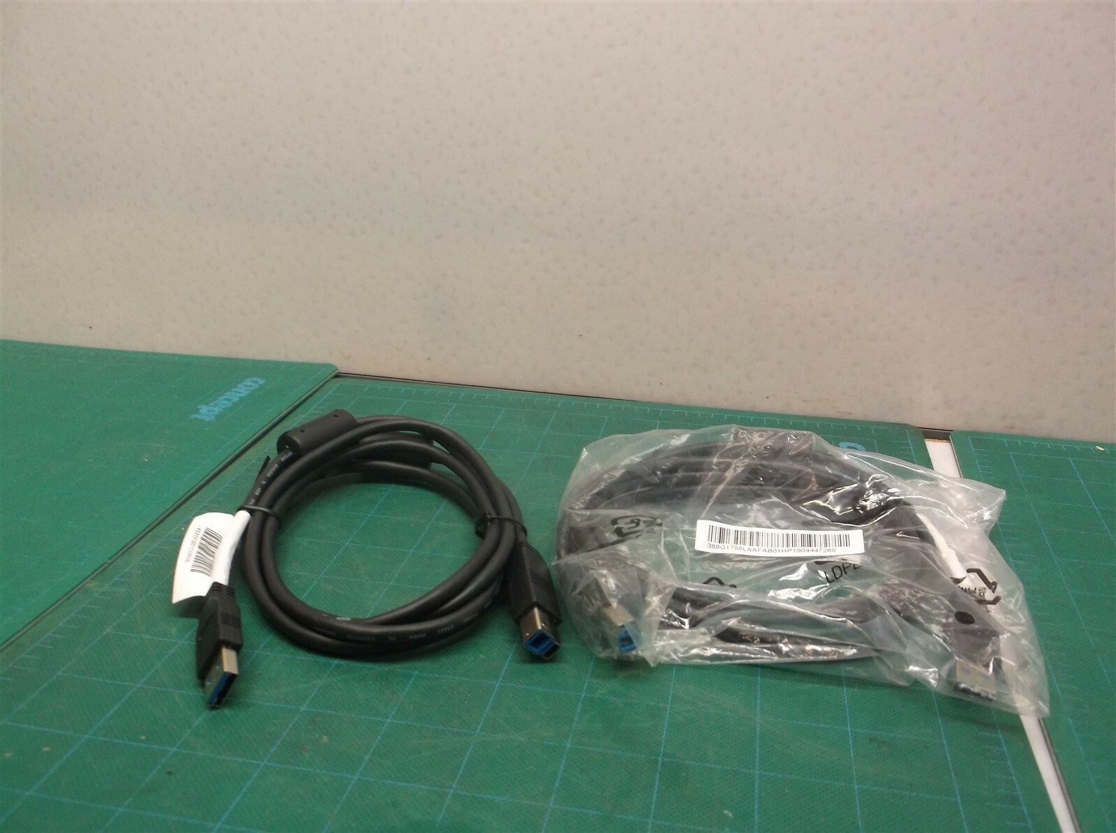 lot of 2 HP 917468-001 A0M08 6ft USB 3.0 SuperSpeed Cable USB Type-A Type-B