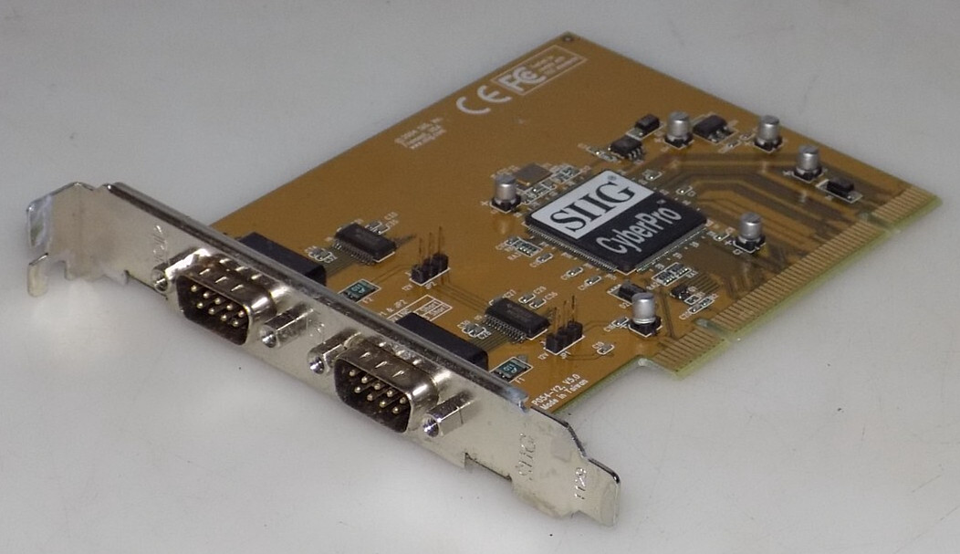SIIG CyberPro PCI Dual Serial I/O V5.0 Card JJ-P02012-B (P054-Y2) RS-232