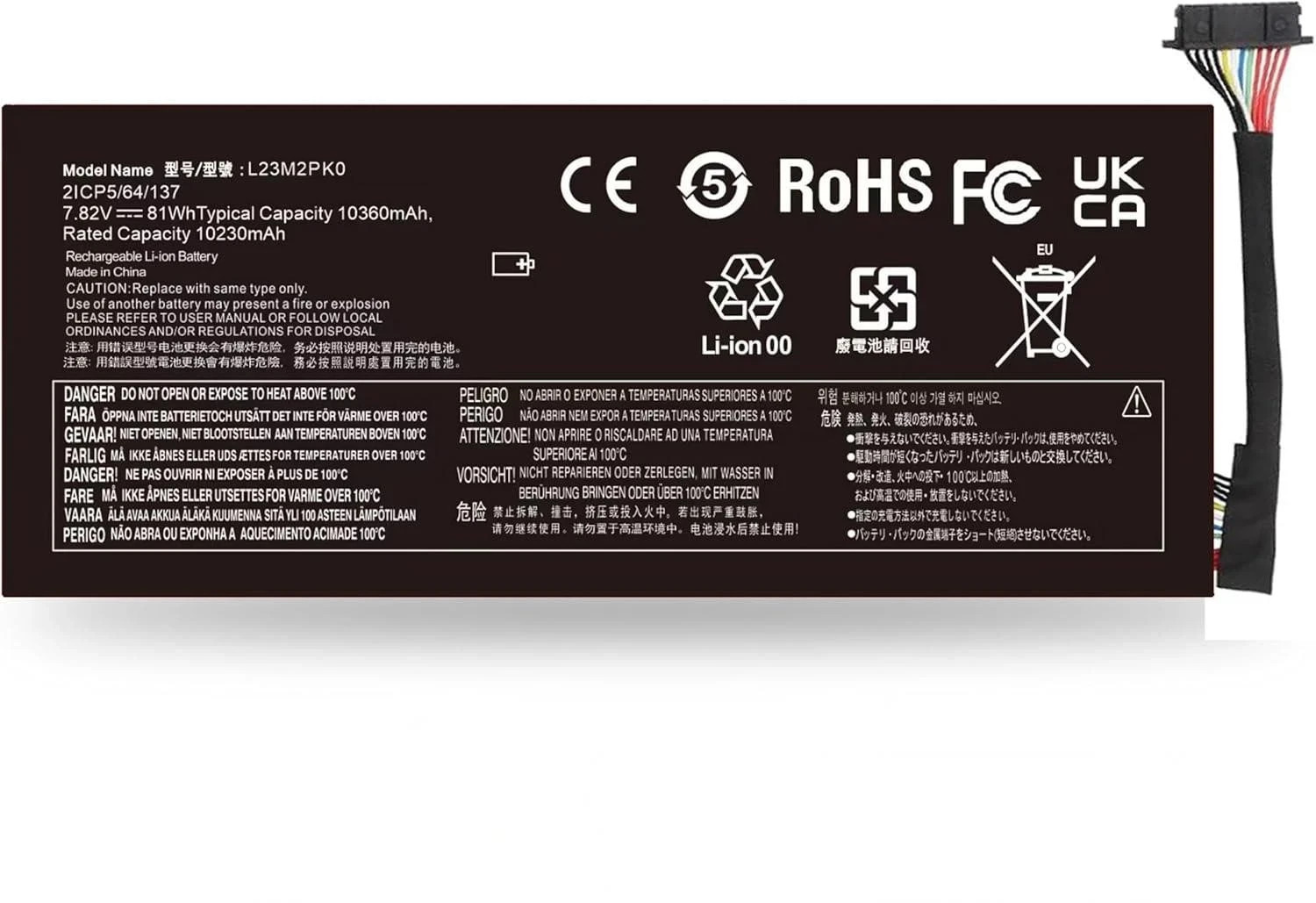 ✅NEW 81WH L23M2PK0 Battery for Lenovo Legion Go 8APU1 L23D2PK0 L23C2PK0 L23L2PK0