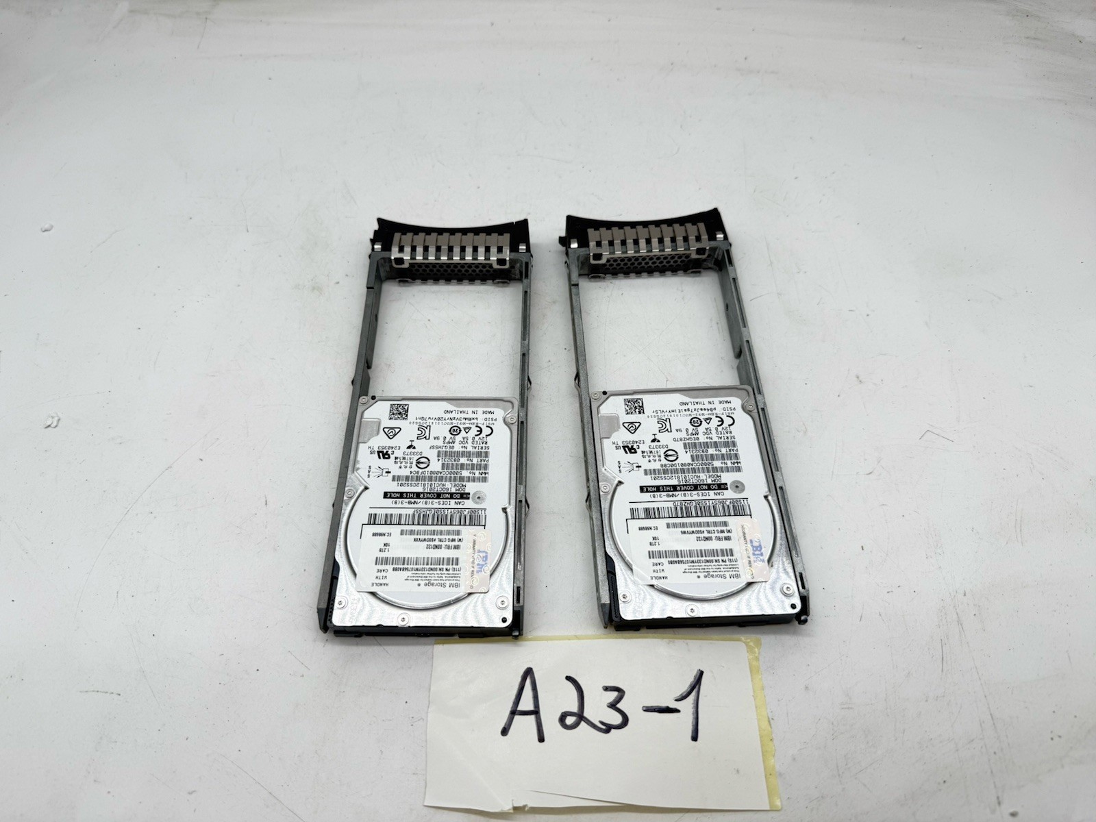 LOT OF 3 IBM 00ND132 1.2TB 10K SAS 2.5” SFF HDD – Tested, Clean Pulls,