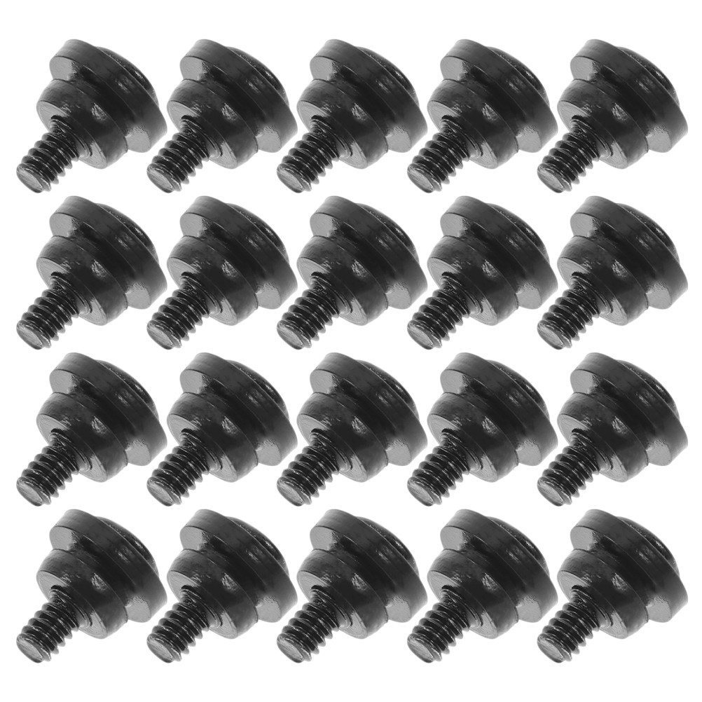 150Pcs Reusable Hard Drive Mounting Screws Black Iron Shock Absorbing Set