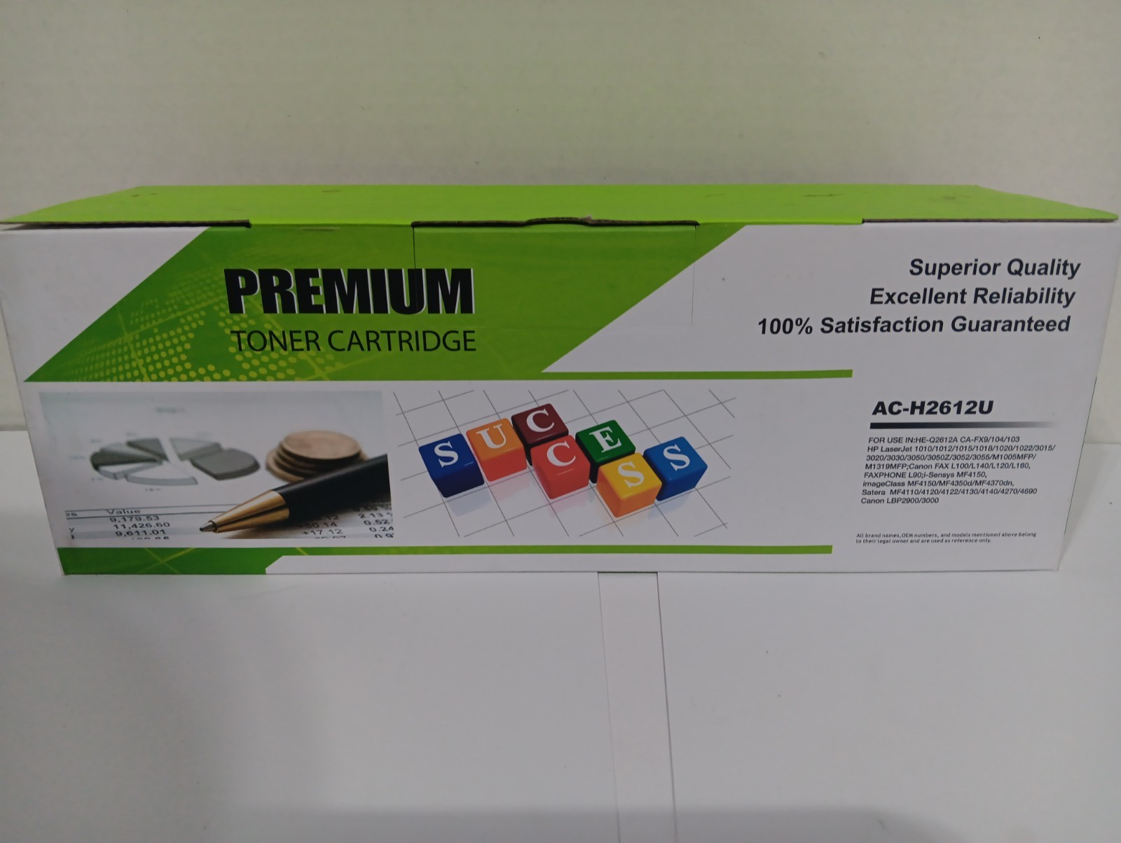 Premium Toner Cartridge AC-H2612JU  HP Laserjet & Canon Black NEW