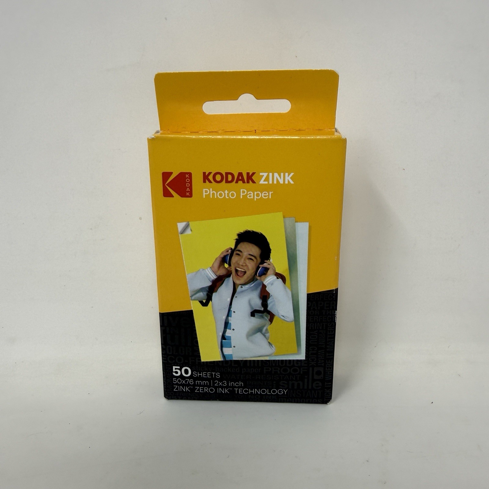 Kodak 2x3” Premium Zink Photo Paper - 50 Sheets Sticky-Backed Photo Paper NEW