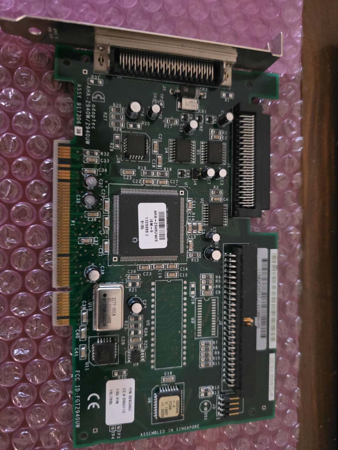 IBM 02K3453 10L7095 AHA-2940UW/B IBM-6 UW SCSI Controller Used