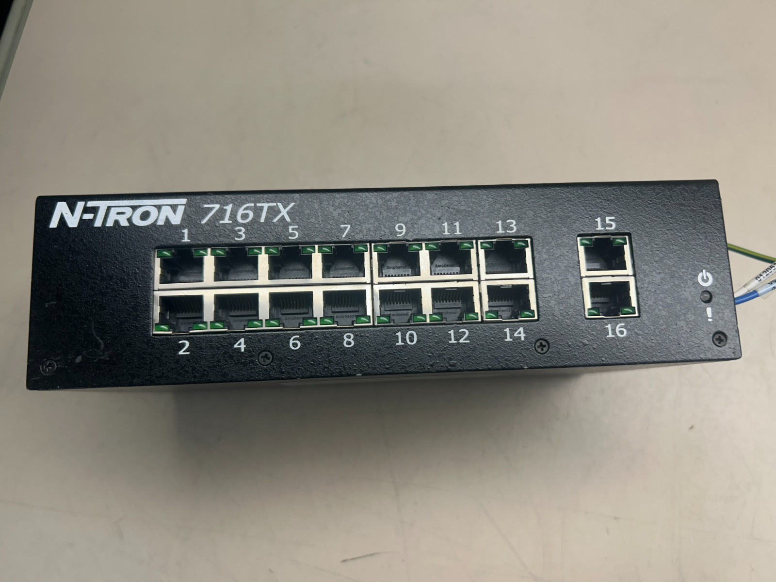 N-Tron 716TX 16 Port 10/100 Switch DIN Mount