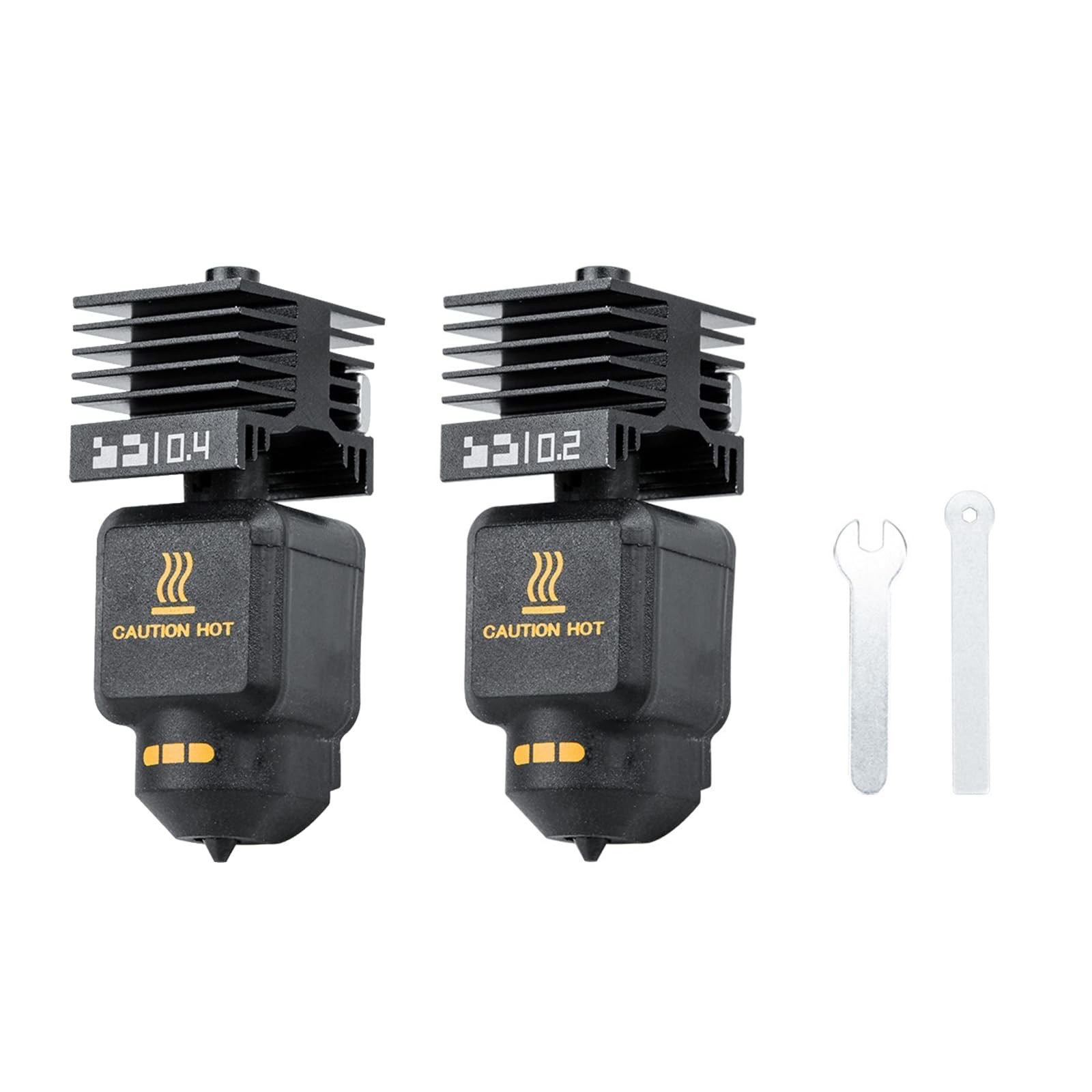 2PCS 0.4mm 0.2mm Hotend Kit for Bambu Lab P2S X2D 3D Printer