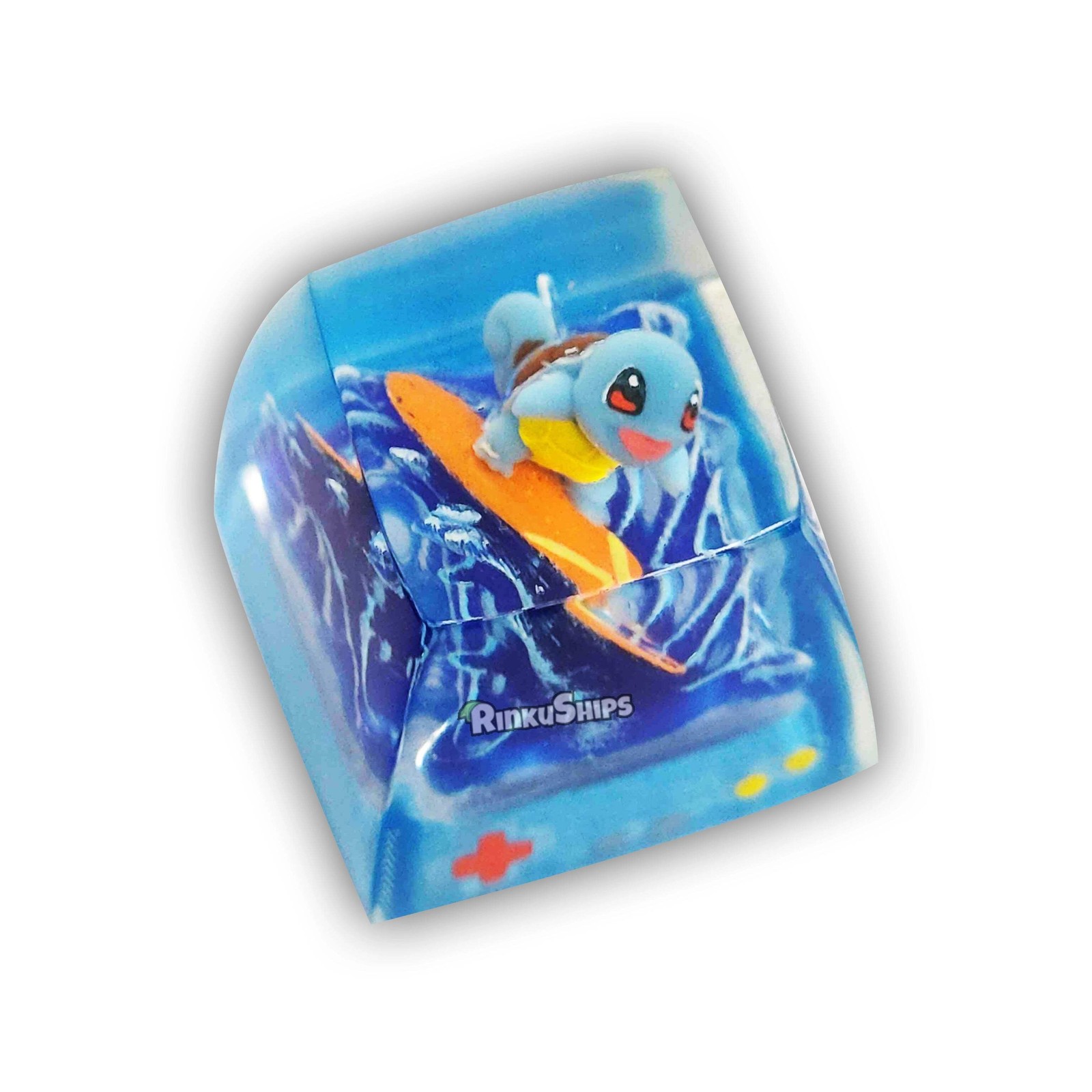 Squirtle Pokemon Keycap - Artisan Resin for Mechanical Keyboard